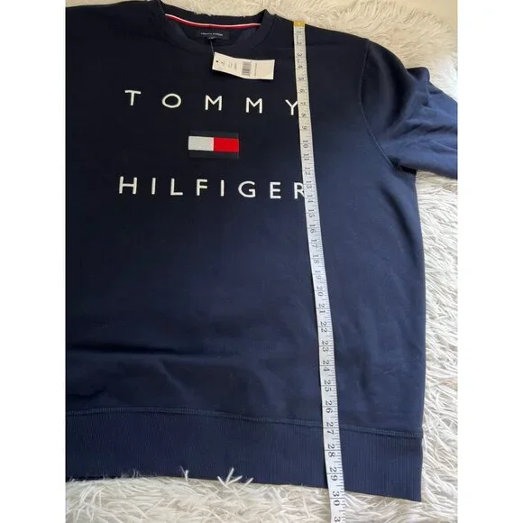 Tommy Hilfiger XXL Crewneck Sweatshirt New with Tags Nautical Spellout - Picture 5 of 5